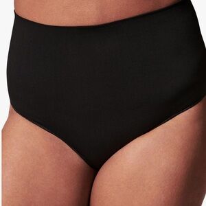 Spanx EcoCare Seamless Shaping Brief Black Size Large NWT